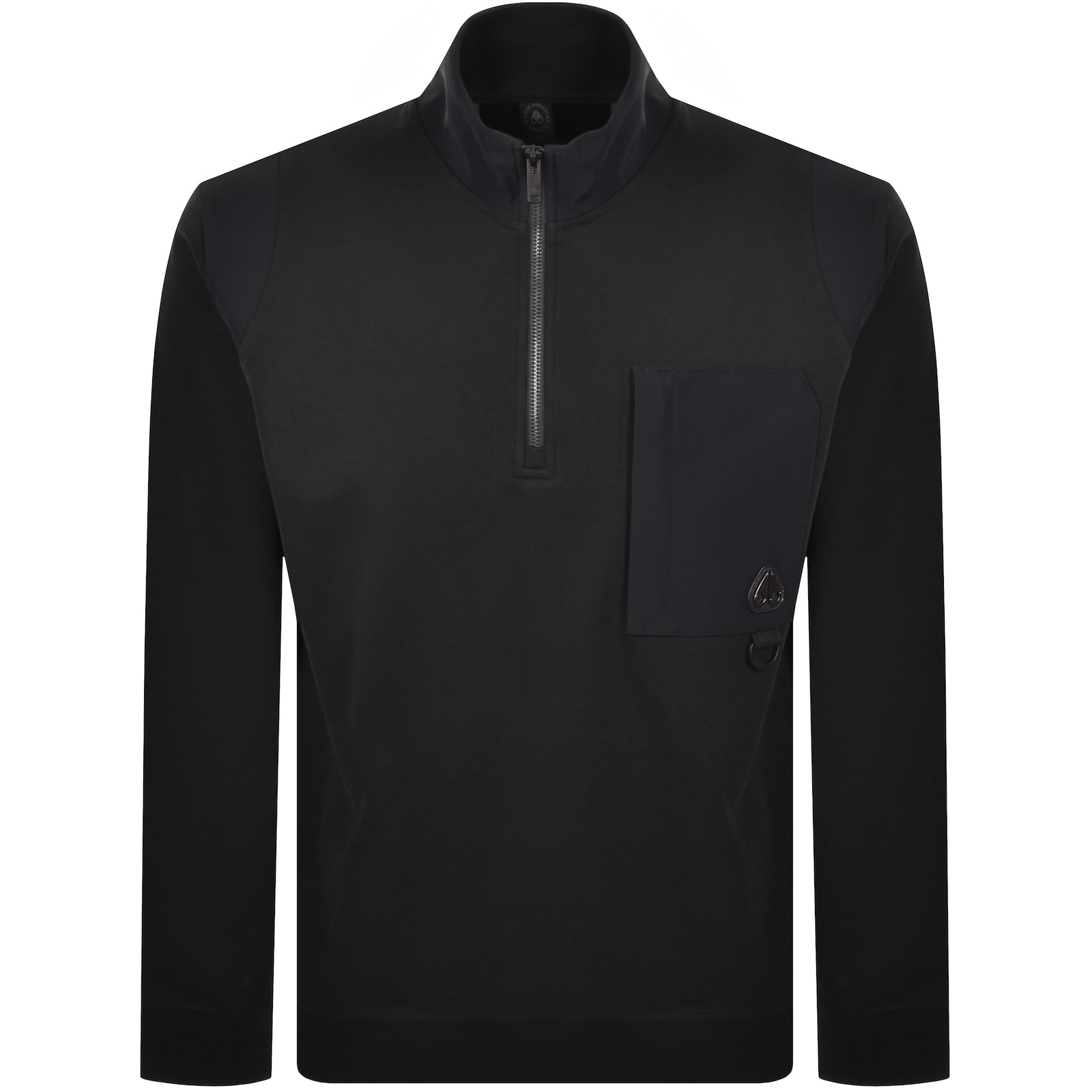 Moose Knuckles Dalon Zip Sweatshirt Black