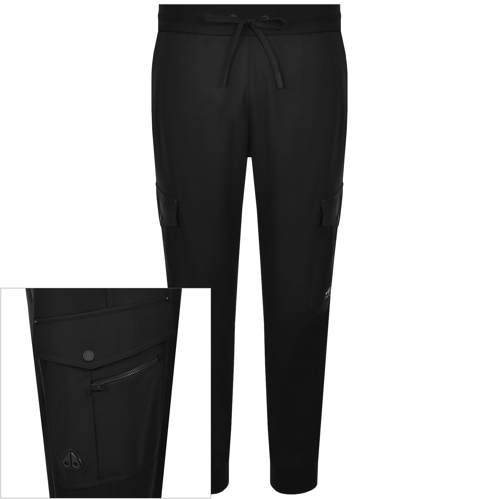 Moose Knuckles Dalon Joggers Black In Black