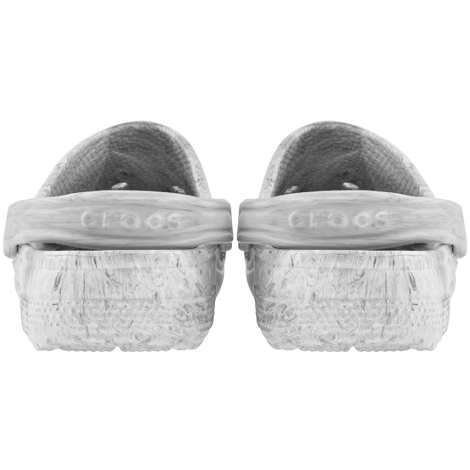 Crocs Classic Marbled Clogs Grey Swirl In Gray