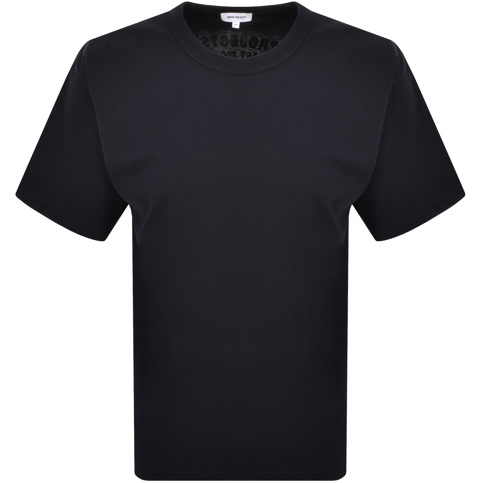 Norse Projects Simon Arch Print T Shirt Navy In Blue