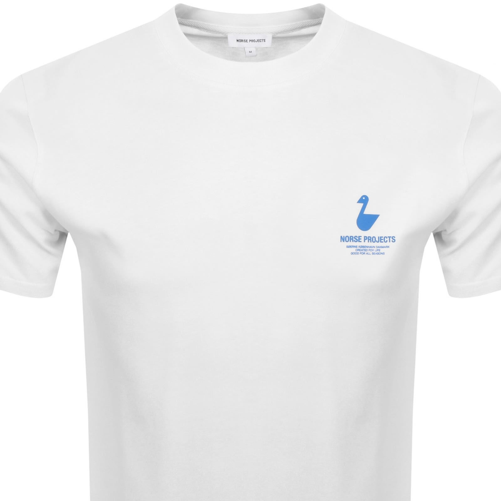 Norse Projects Johannes Lakes Print T Shirt White In White