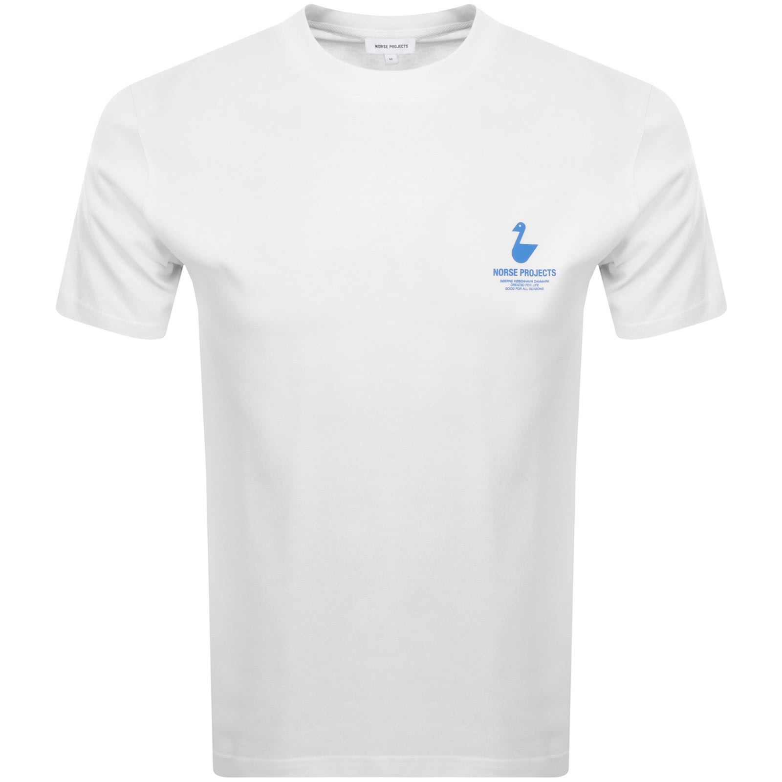 Norse Projects Johannes Lakes Print T Shirt White In White