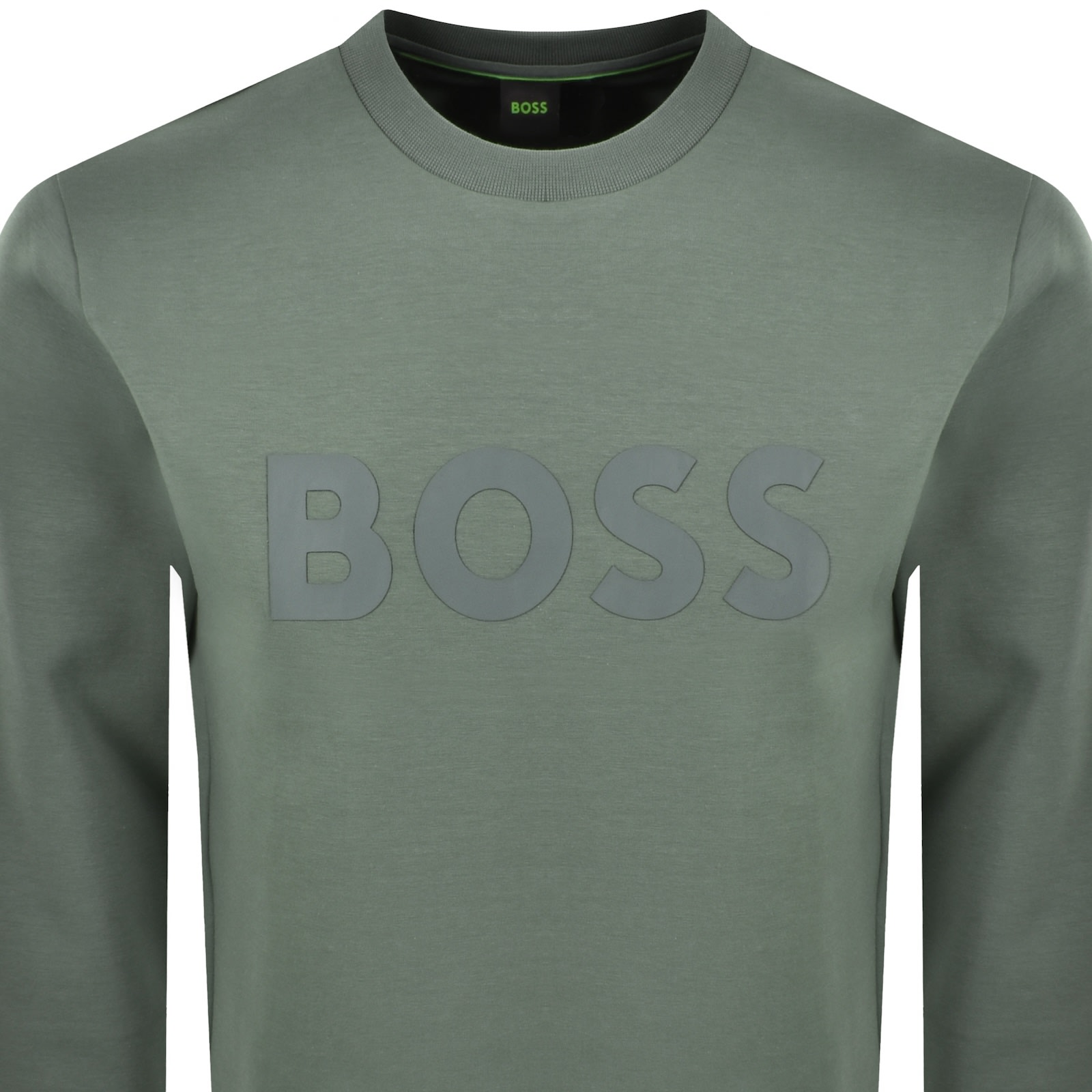 Boss Athleisure Boss Salbo Sweatshirt Green In Green
