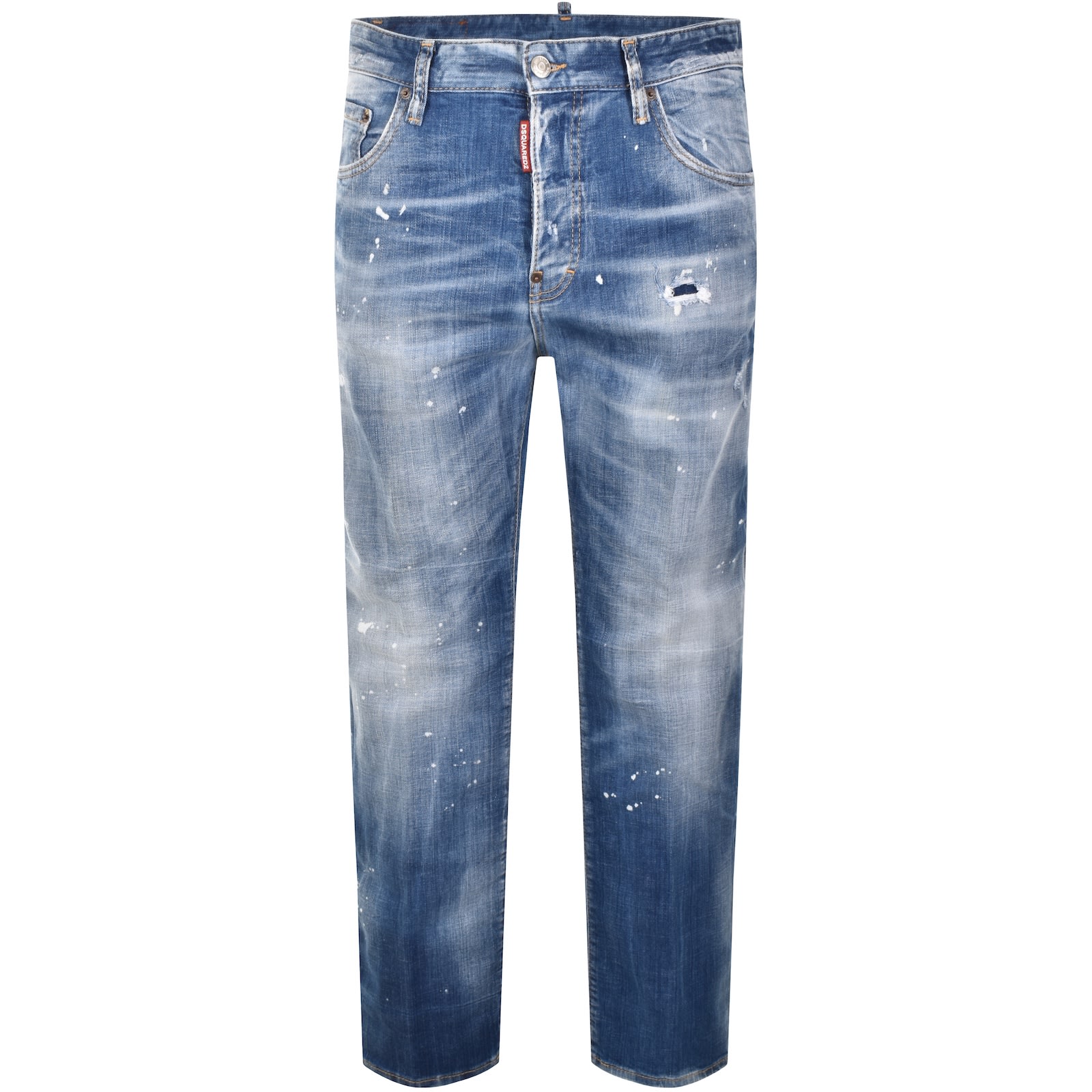 Dsquared2 642 Jeans Mid Wash Blue In Blue