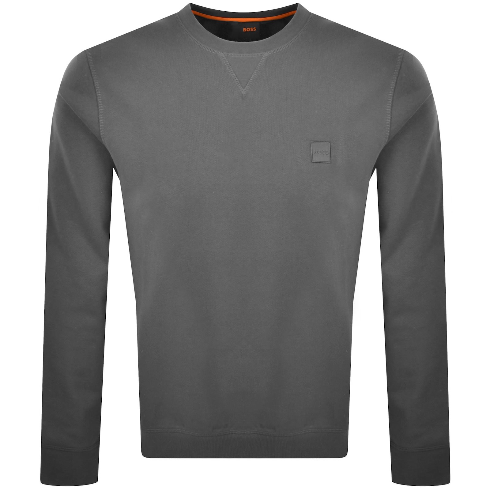 Boss Casual Boss Westart Sweatshirt Open Grey In Gray