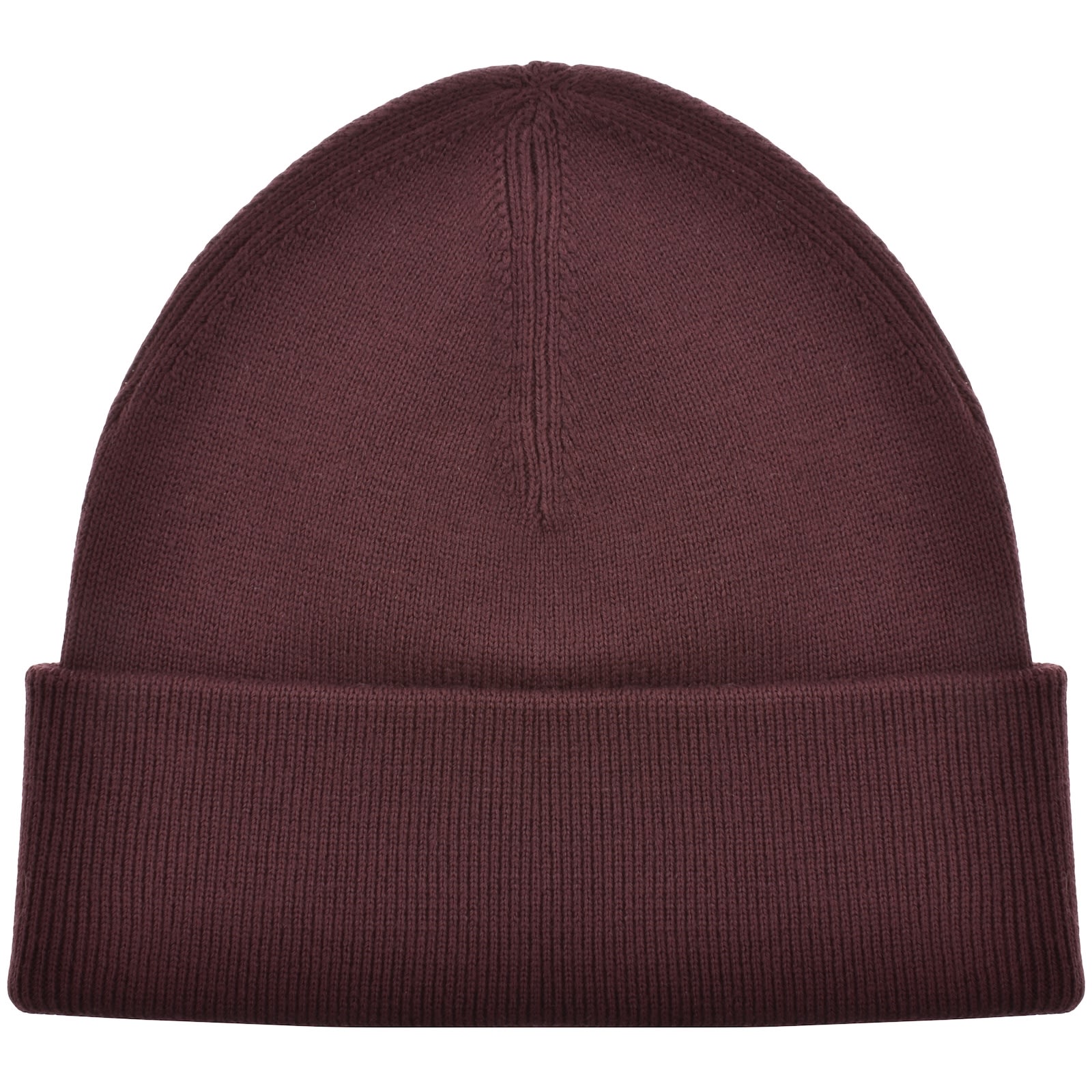 Fred Perry Wool-cotton Classic Beanie In Brown
