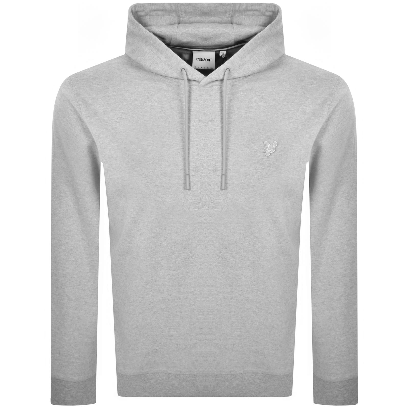 Lyle & Scott Lyle And Scott Interlock Hoodie Grey In White