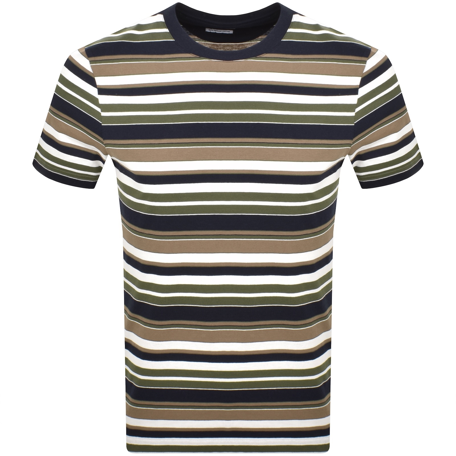 Farah Vintage Farah Weir Stripe T Shirt Green In Multi