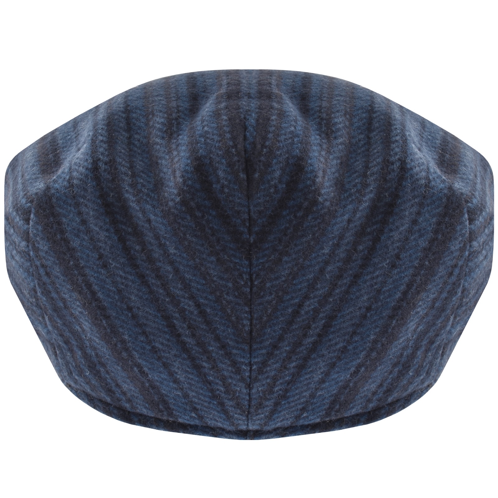 Paul Smith Wool Flat Cap Blue In Blue