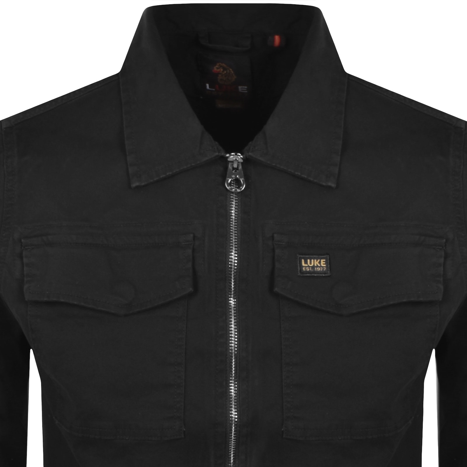 Luke 1977 Conrith Overshirt Black In Black