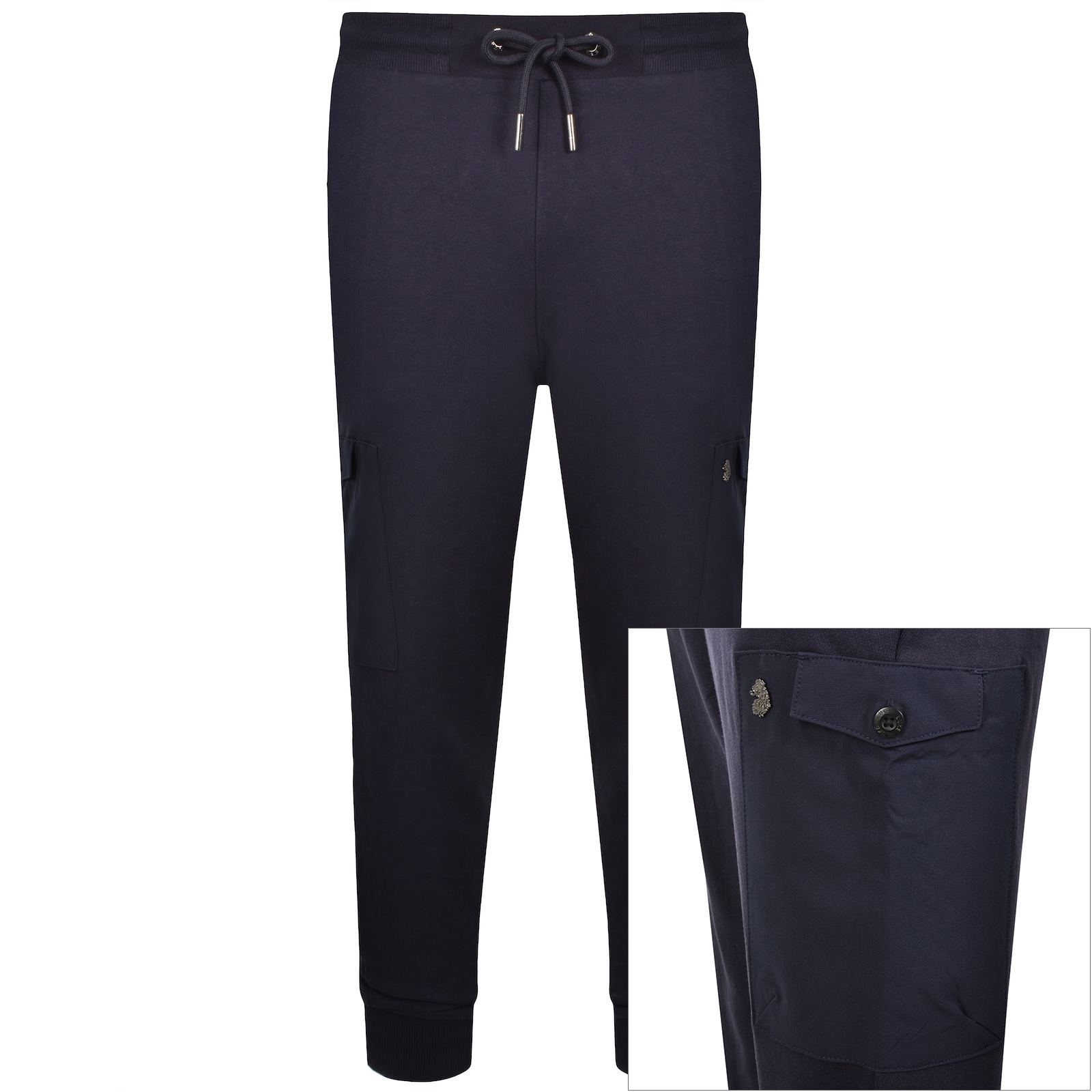 Luke 1977 Ealing 1000 Joggers Dark Navy In Blue