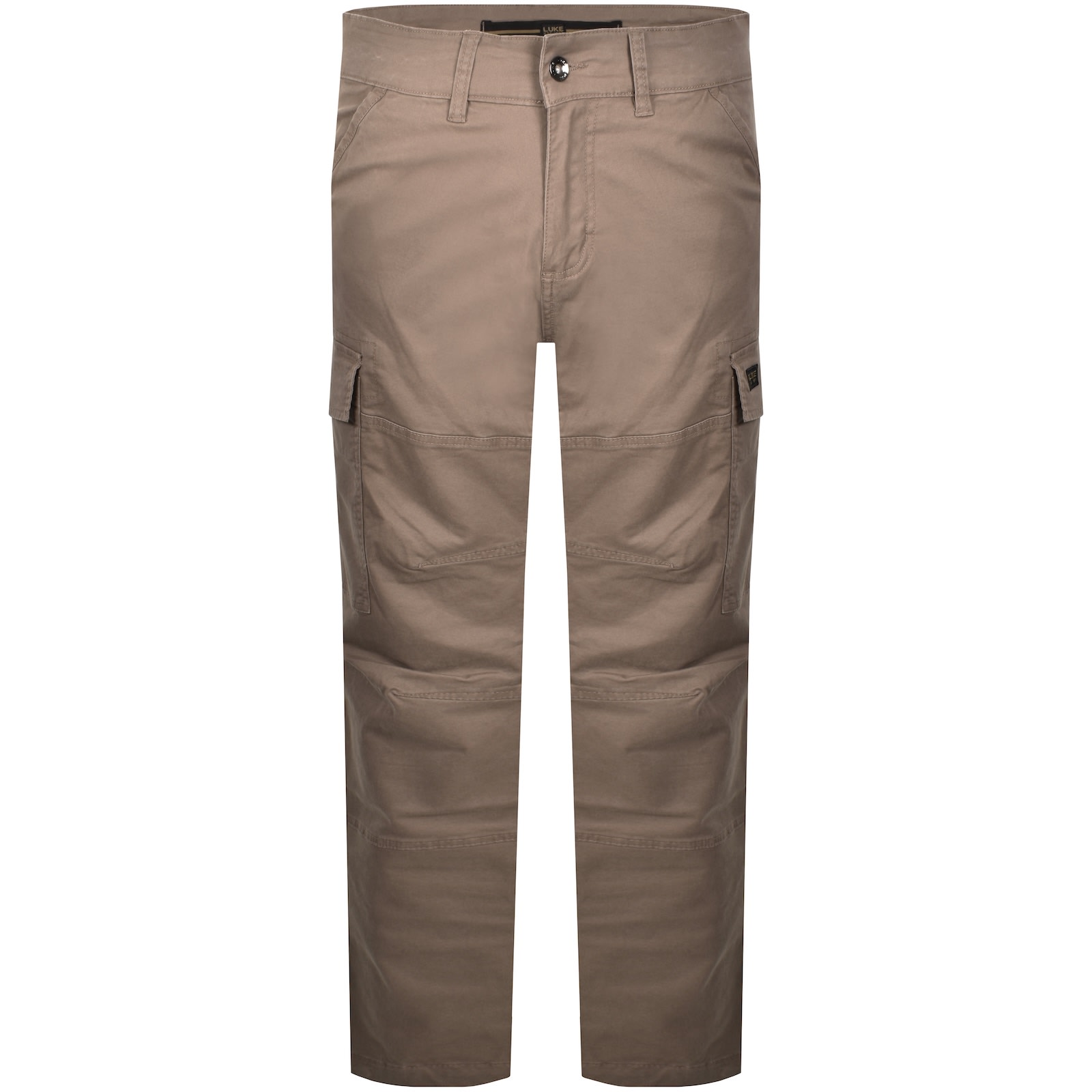 Luke 1977 Relaxed Panama Cargo Trousers Brown In Brown