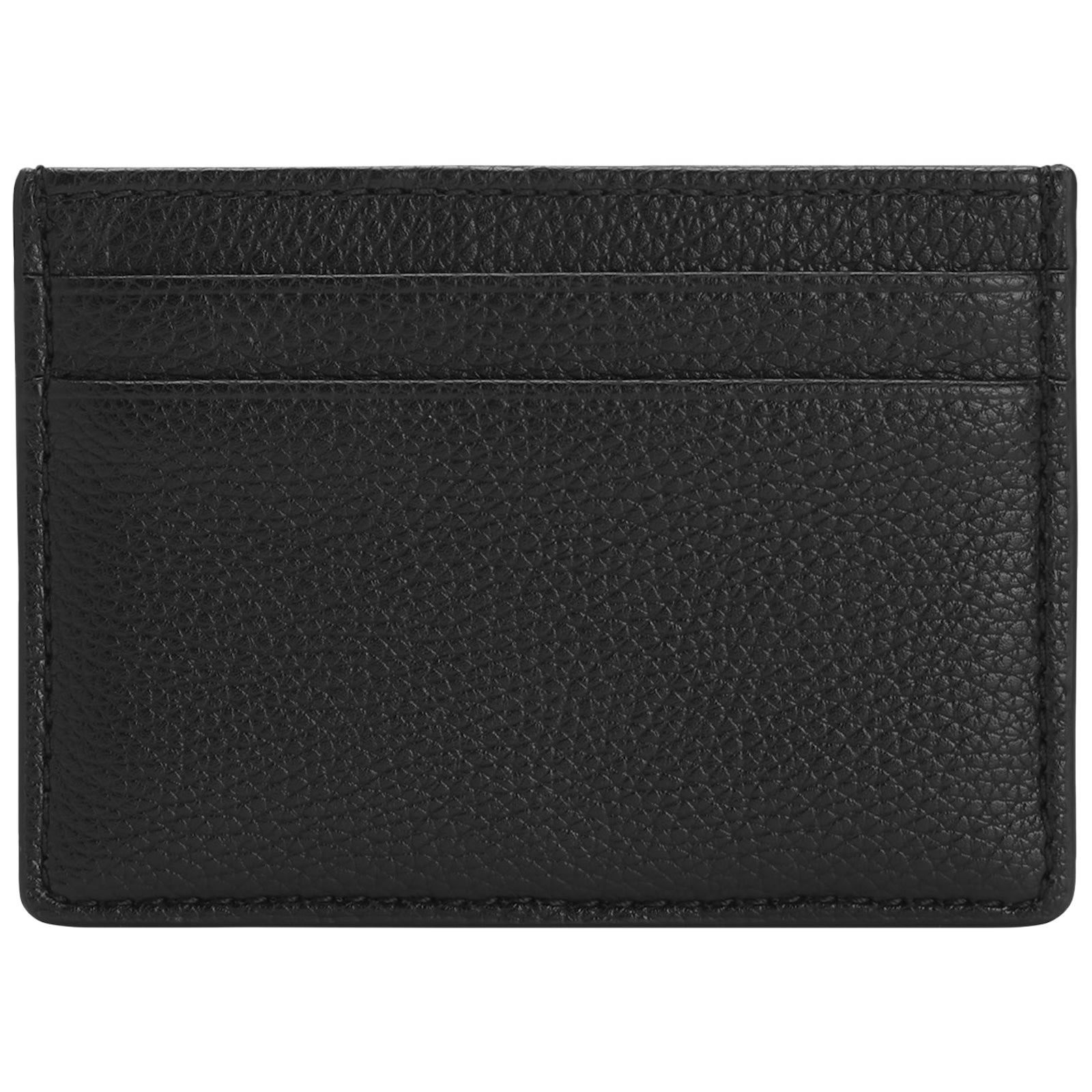 Hugo Boss Boss Ray Faux Leather Card Holder Black In Black