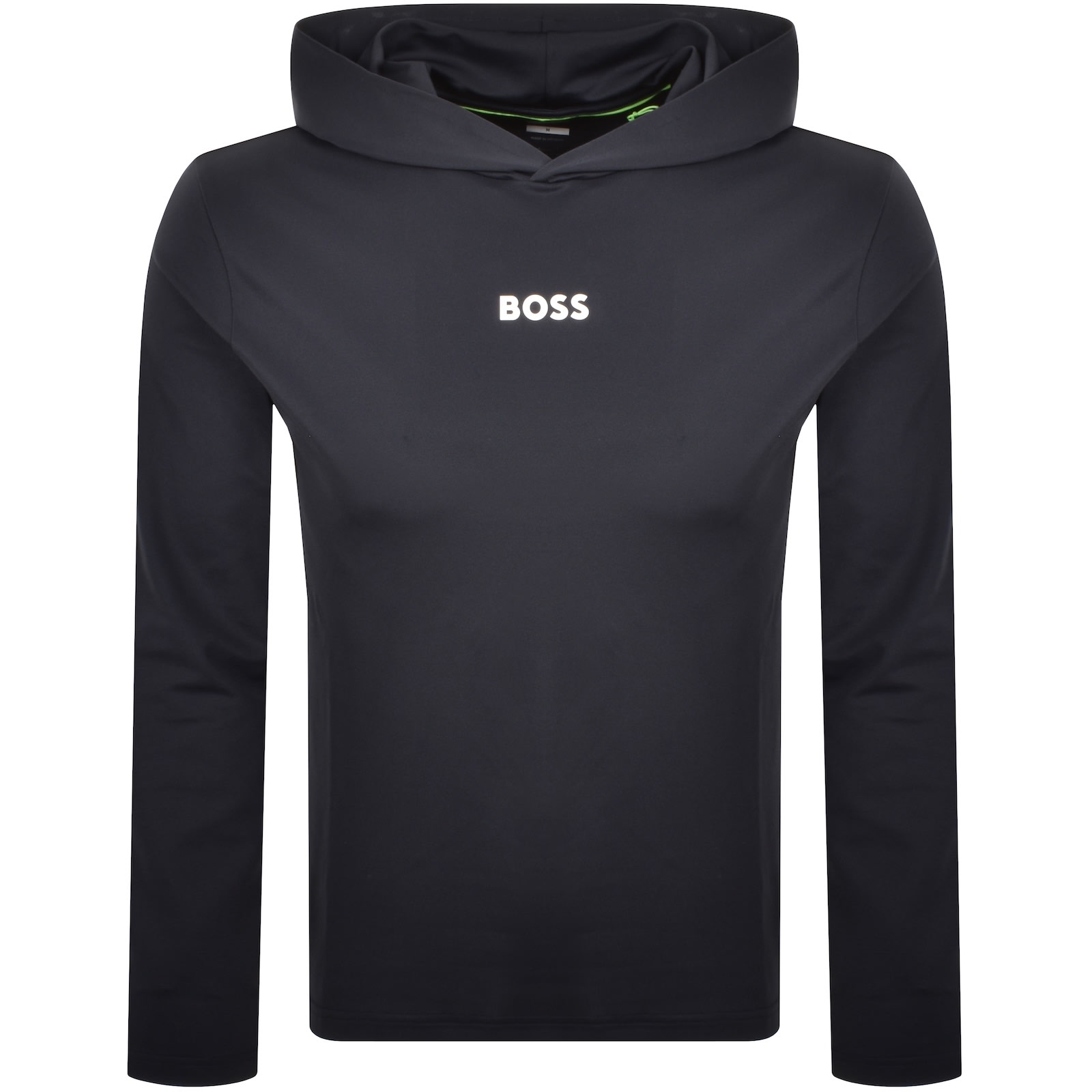 Boss Athleisure Boss Scott Active Hoodie Dark Navy In Black