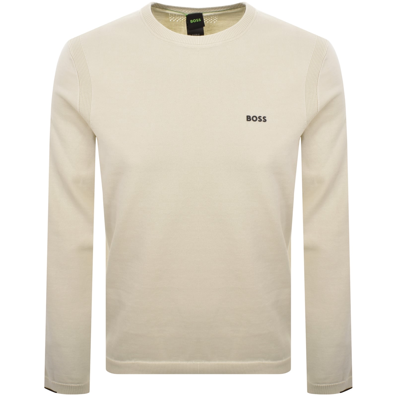Boss Athleisure Boss Ever X Crew Neck Jumper Open White In White