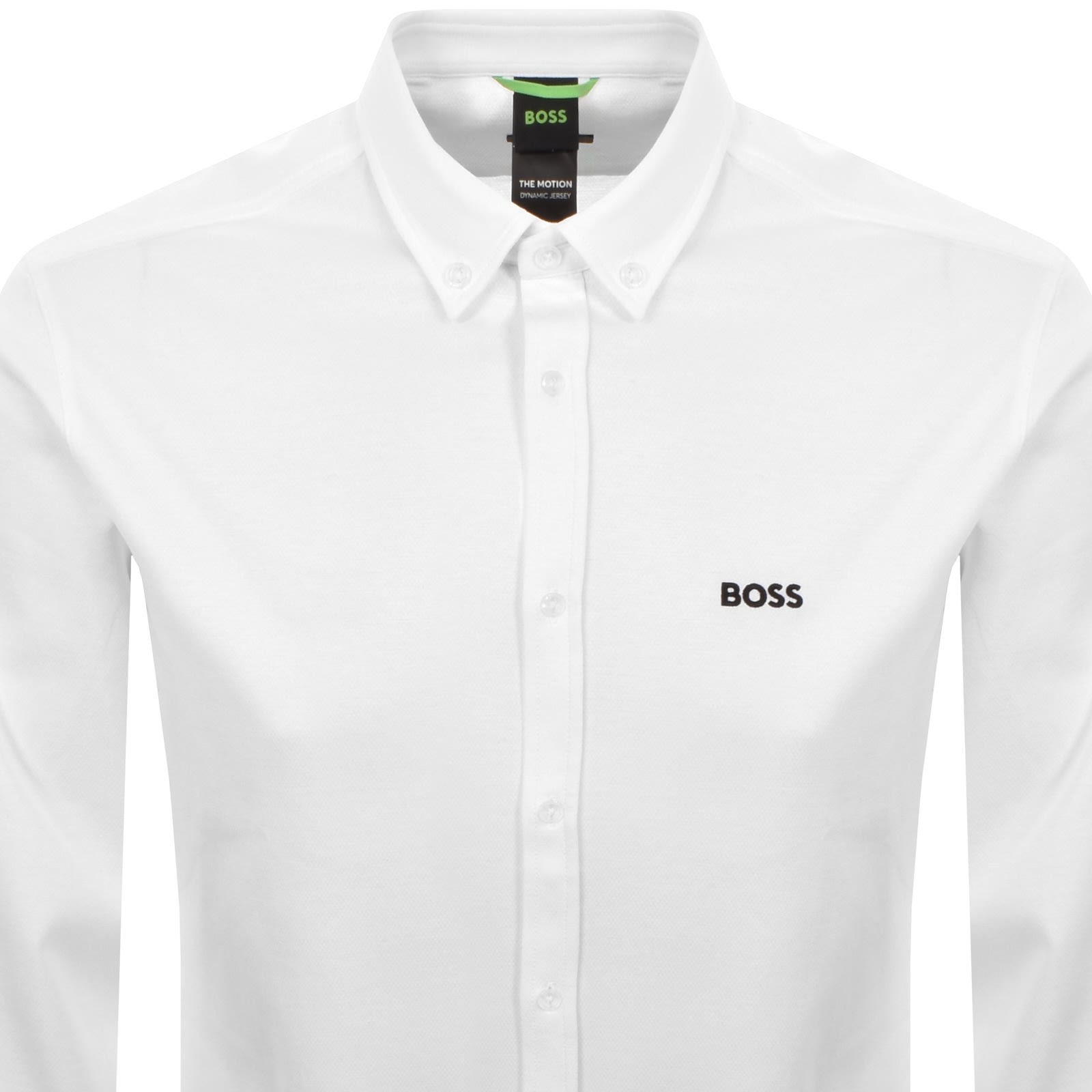 Boss Athleisure Boss B Motion Long Sleeve Shirt White In White