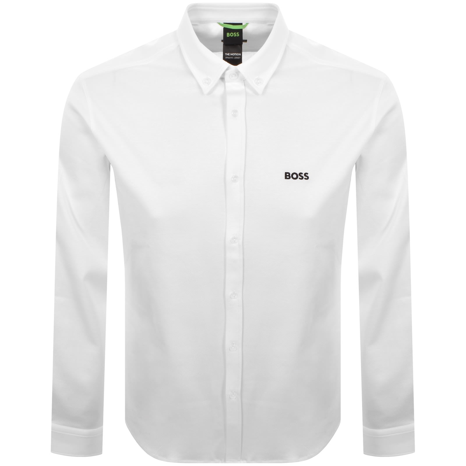 Boss Athleisure Boss B Motion Long Sleeve Shirt White In White