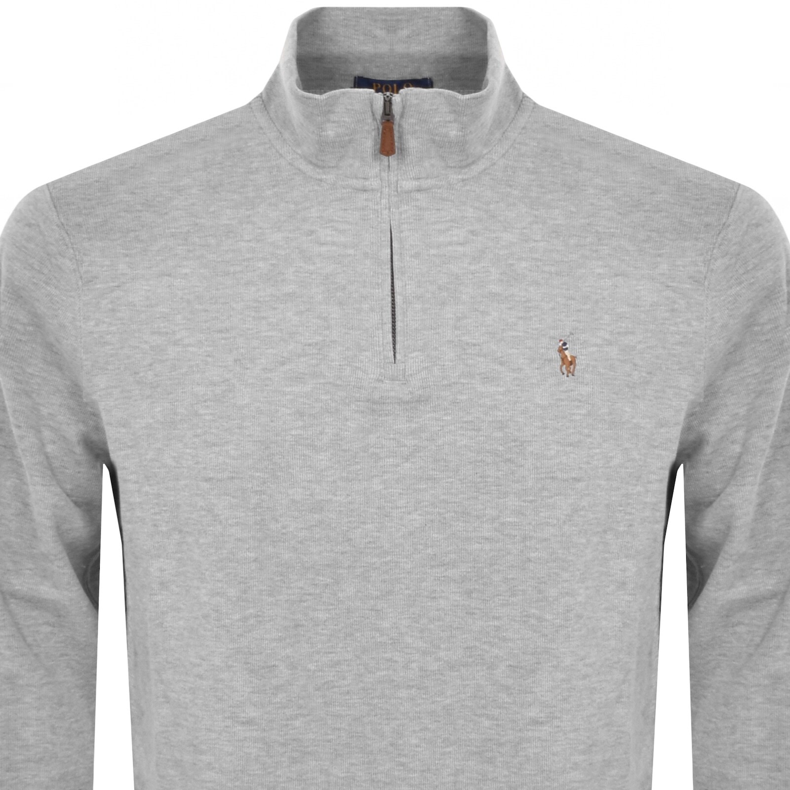 Ralph Lauren Half Zip Sweatshirt Grey In Gray