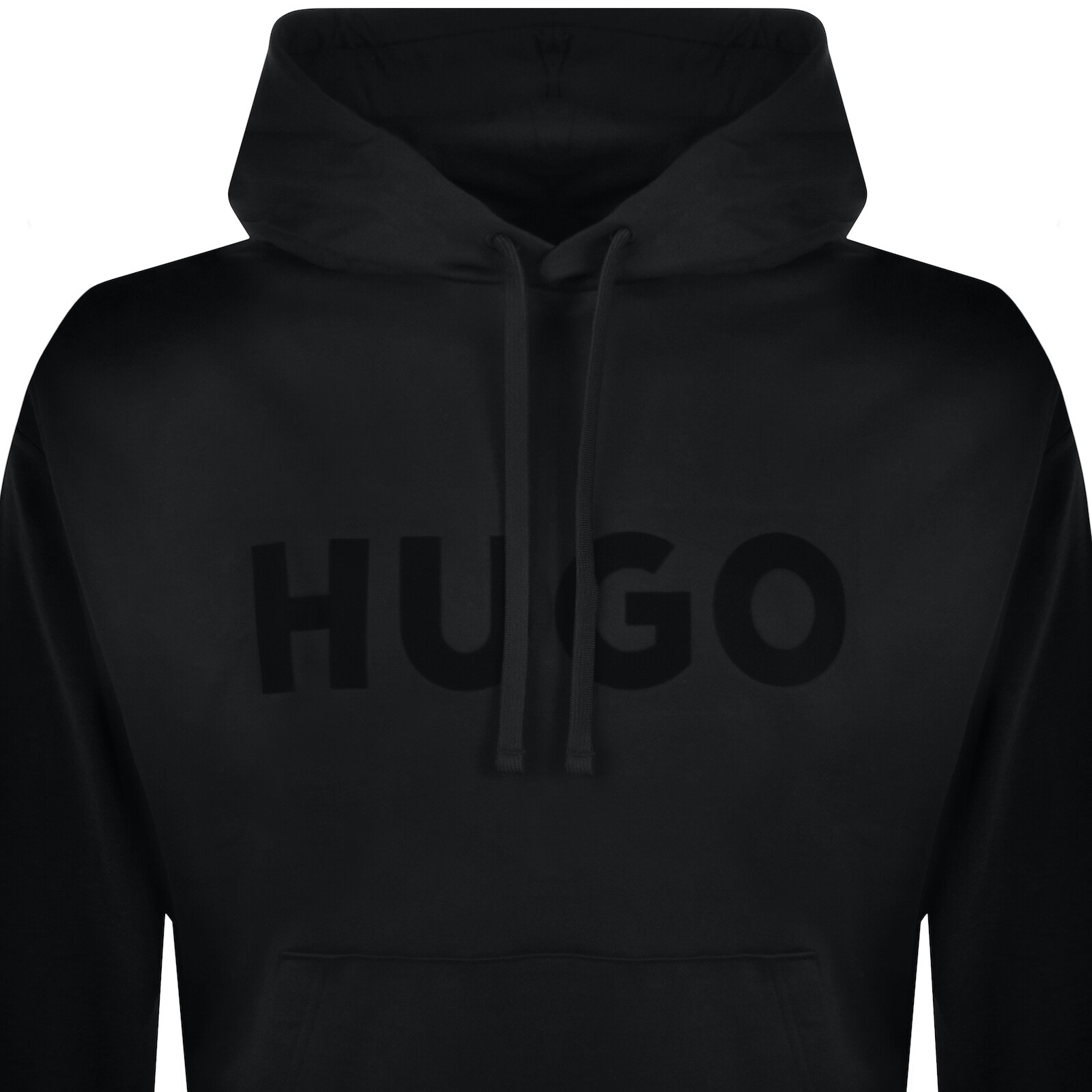 Hugo Boss Hugo Oversized Ditchle Hoodie Black In Black