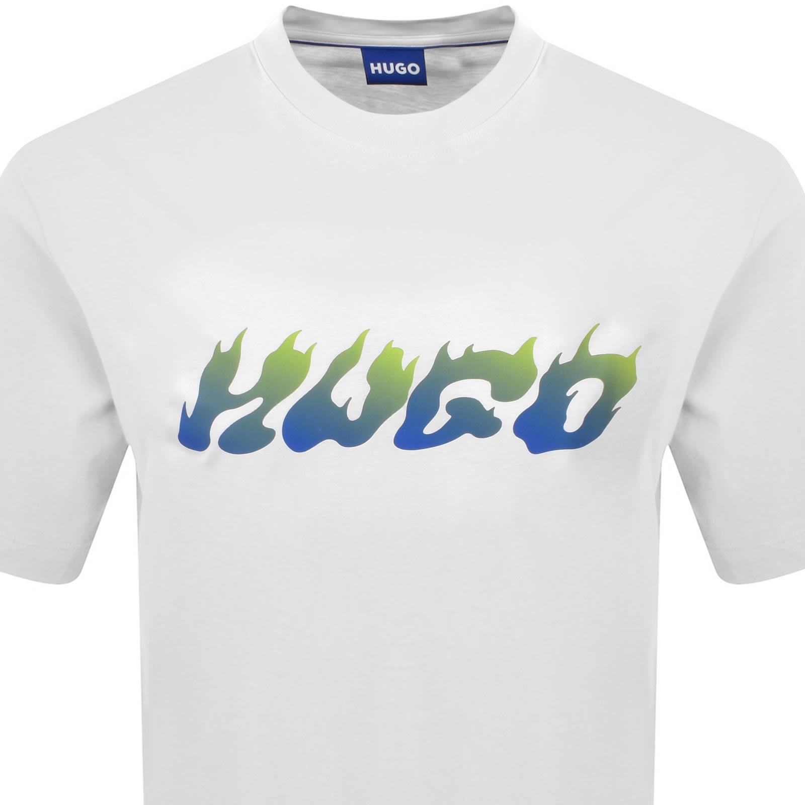 Hugo Blue Napolux T Shirt White In White