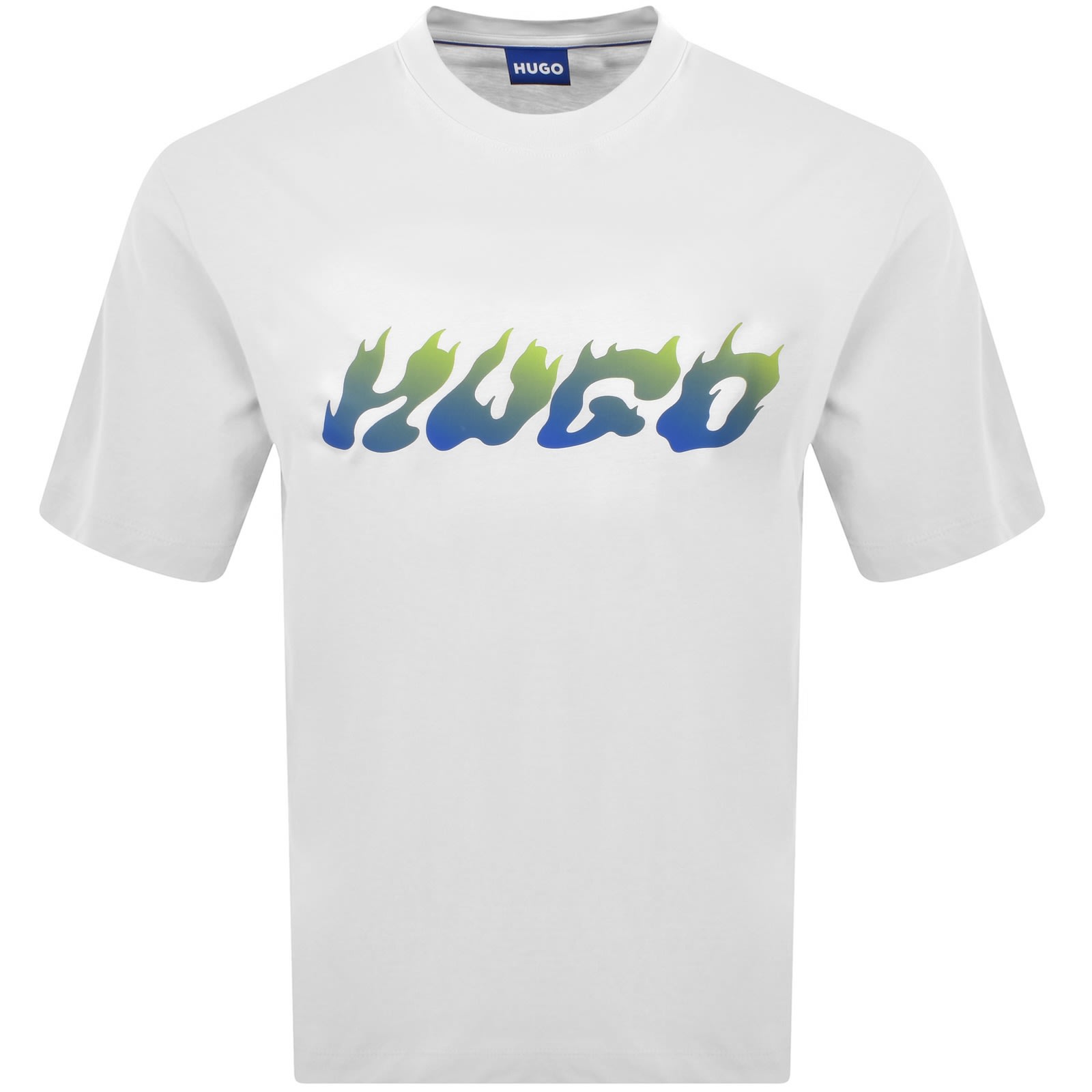 Hugo Blue Napolux T Shirt White In White