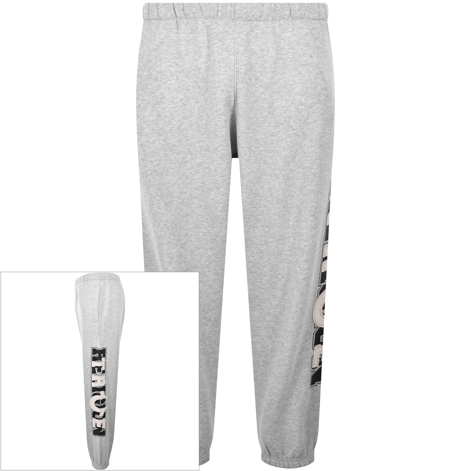 True Religion Applique Joggers Heather Grey In Gray