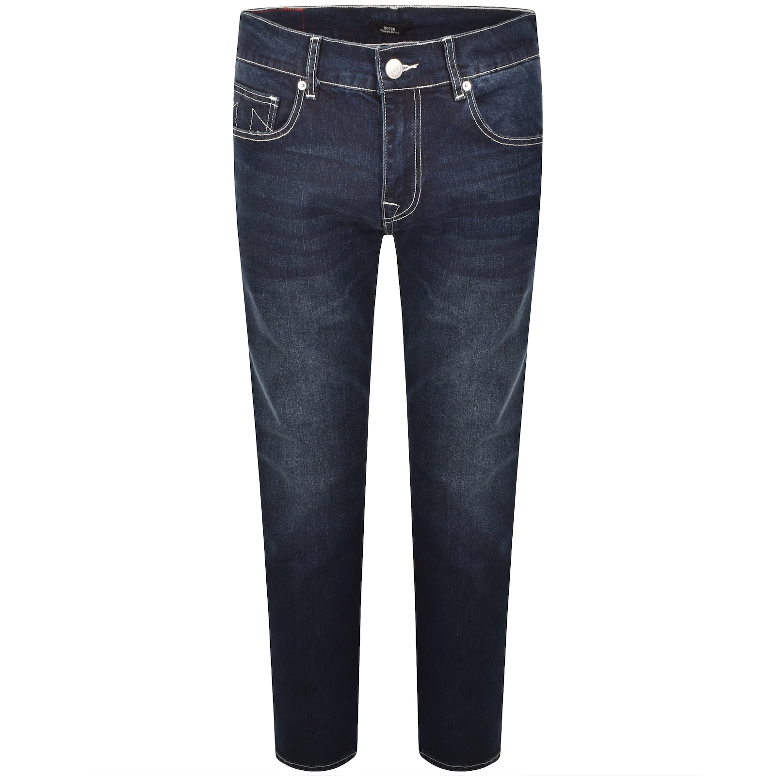 True Religion Rocco Dark Wash Skinny Jeans Blue In Blue