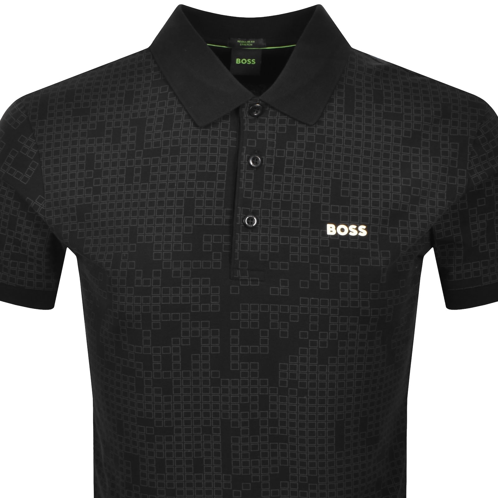 Boss Athleisure Boss Ao Zone Polo Black In Black