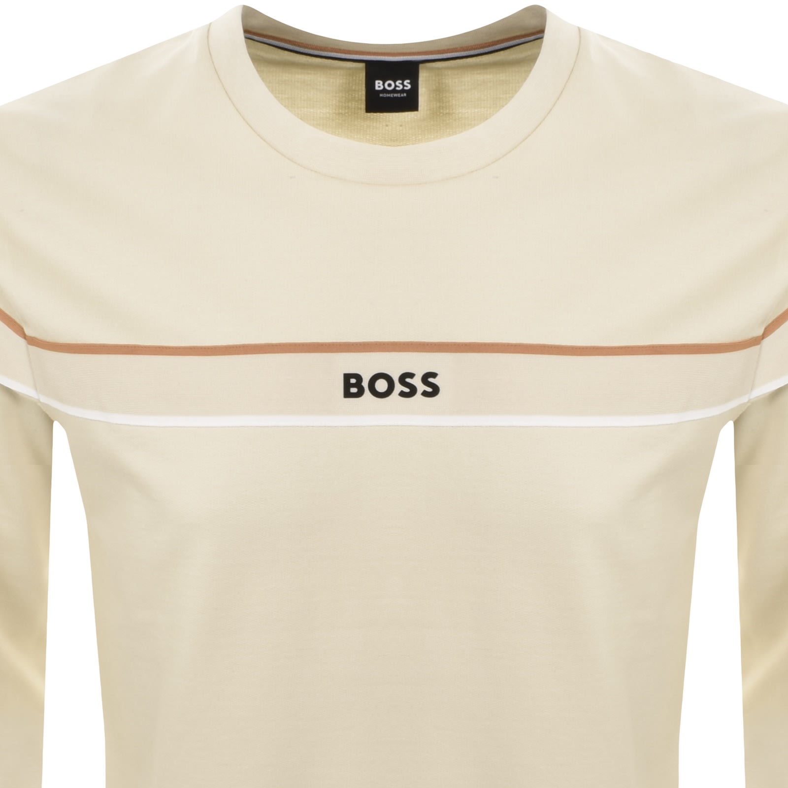 Hugo Boss Boss Iconic Sweatshirt Open White In Multi