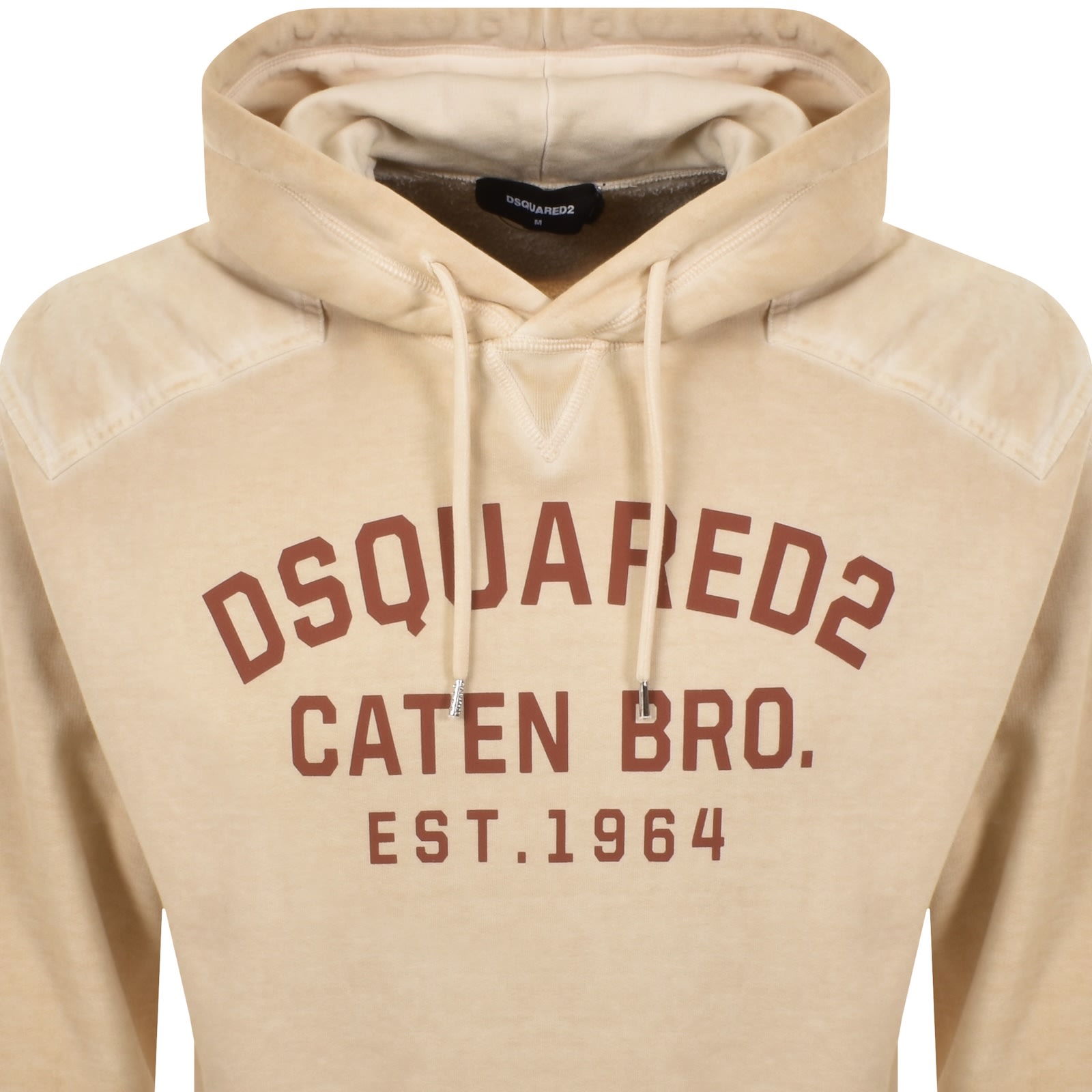 Dsquared2 Cipro Loose Fit Hoodie In Neutral