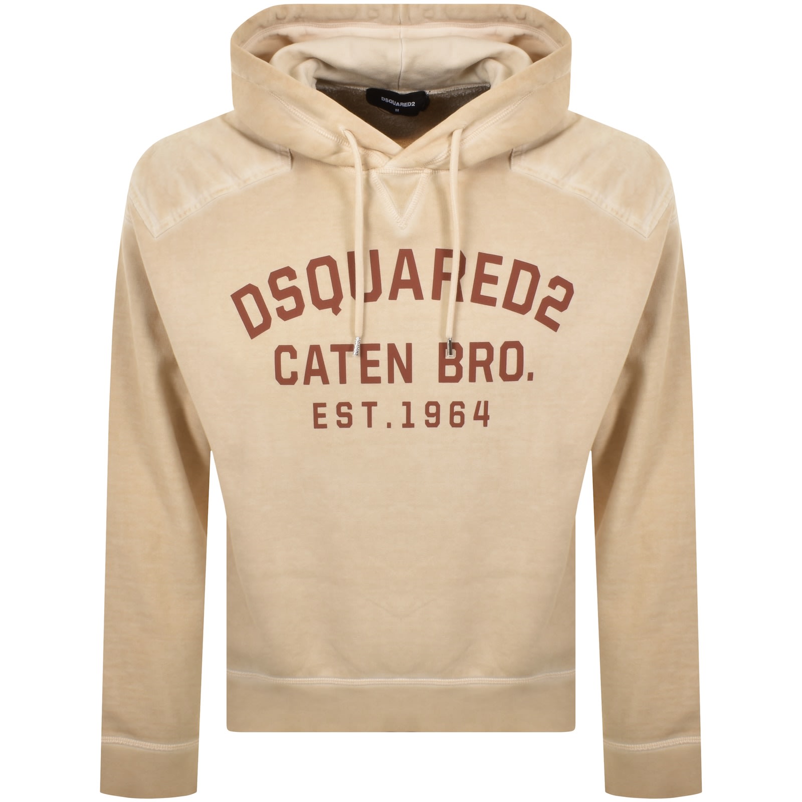 Dsquared2 Cipro Loose Fit Hoodie In Neutral