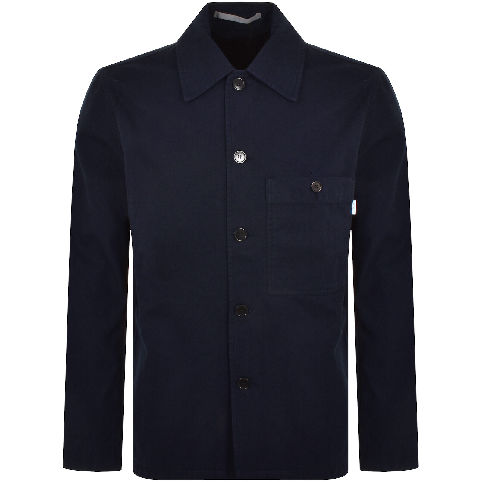 Norse Projects Standard Twill Overshirt Navy In Blue