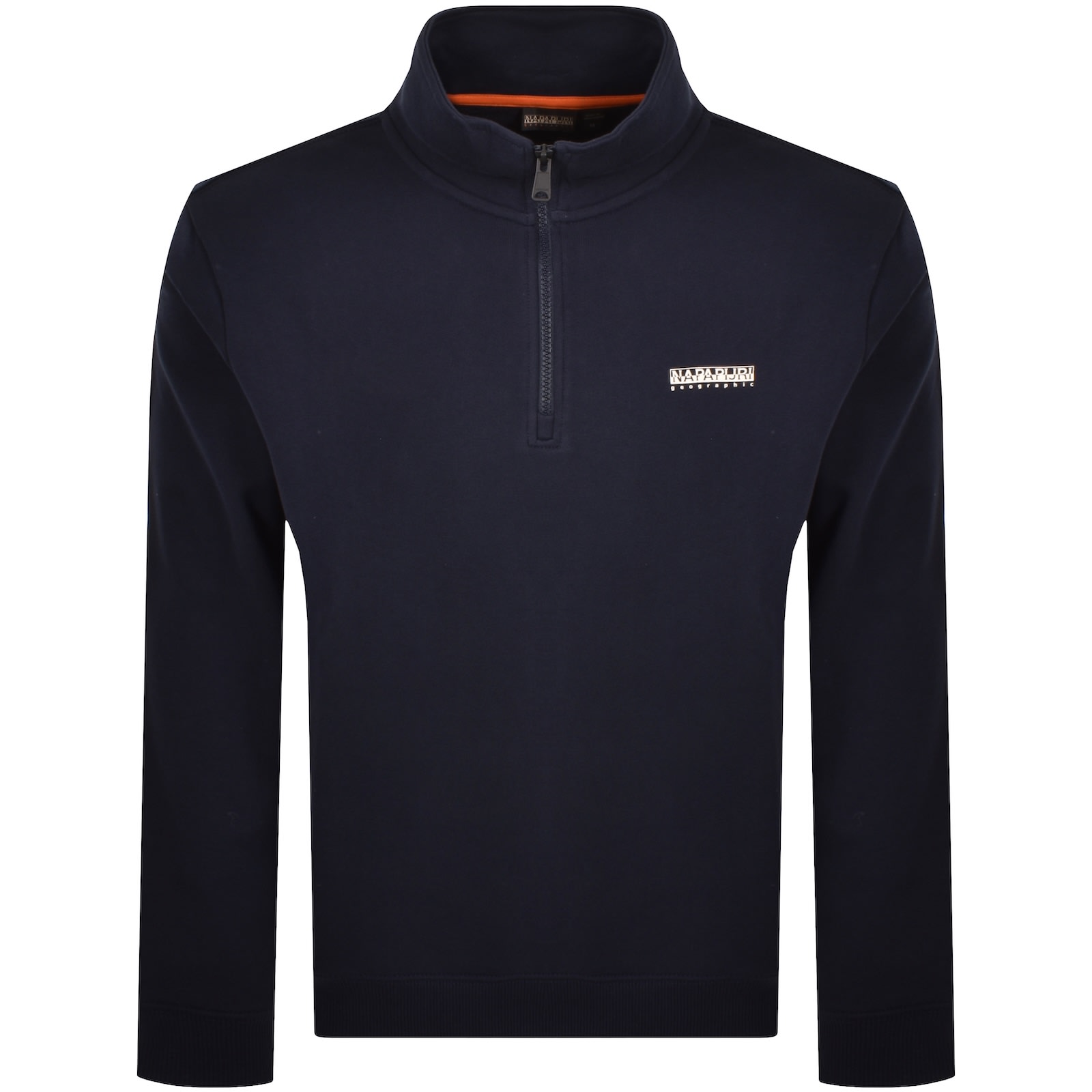 Napapijri B Small Box Half Zip Sweatshirt Blue In Blue