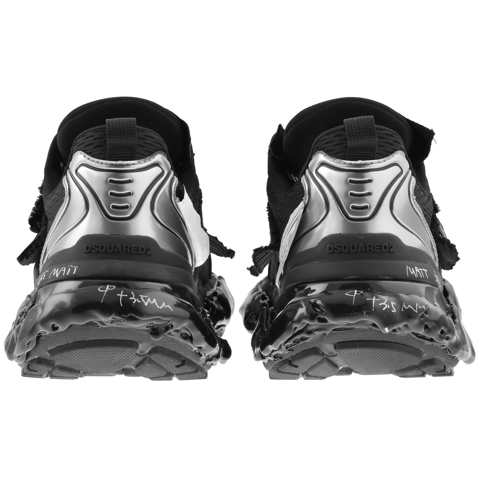 Dsquared2 Faster Trainers Black In Black