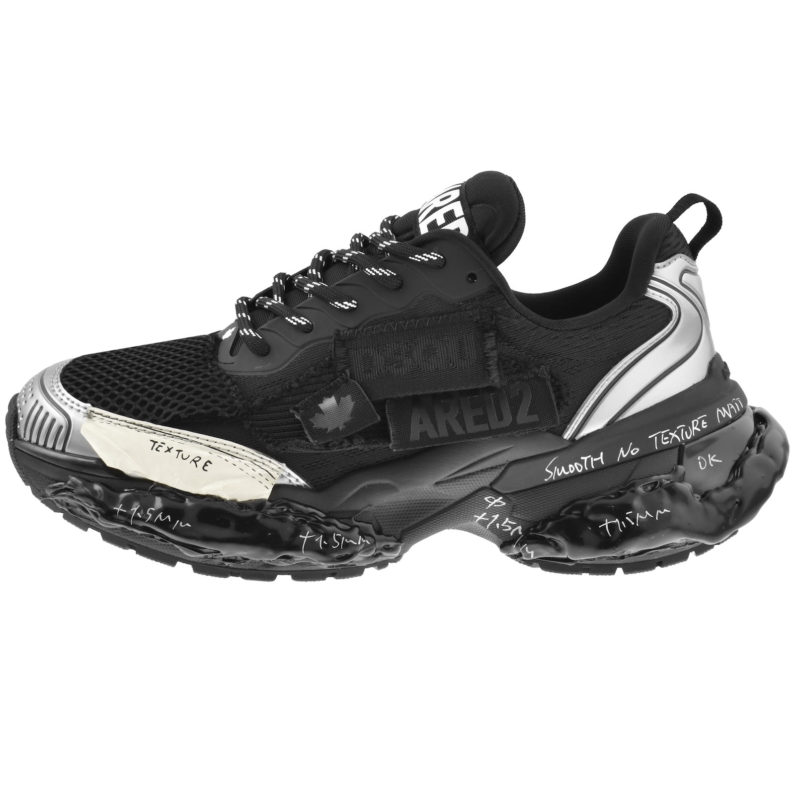 Dsquared2 Faster Trainers Black In Black