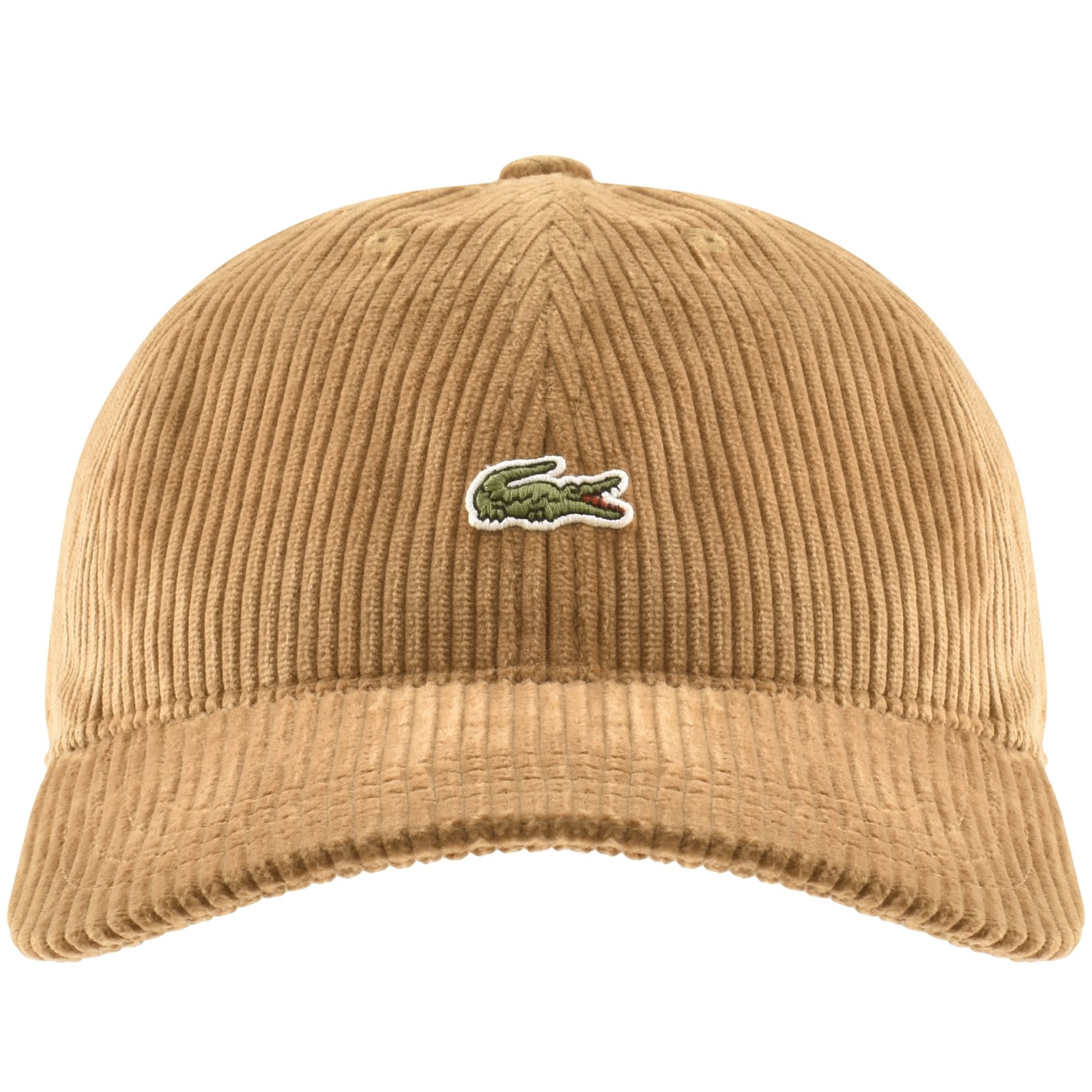 Lacoste Velour Baseball Cap Brown In Brown