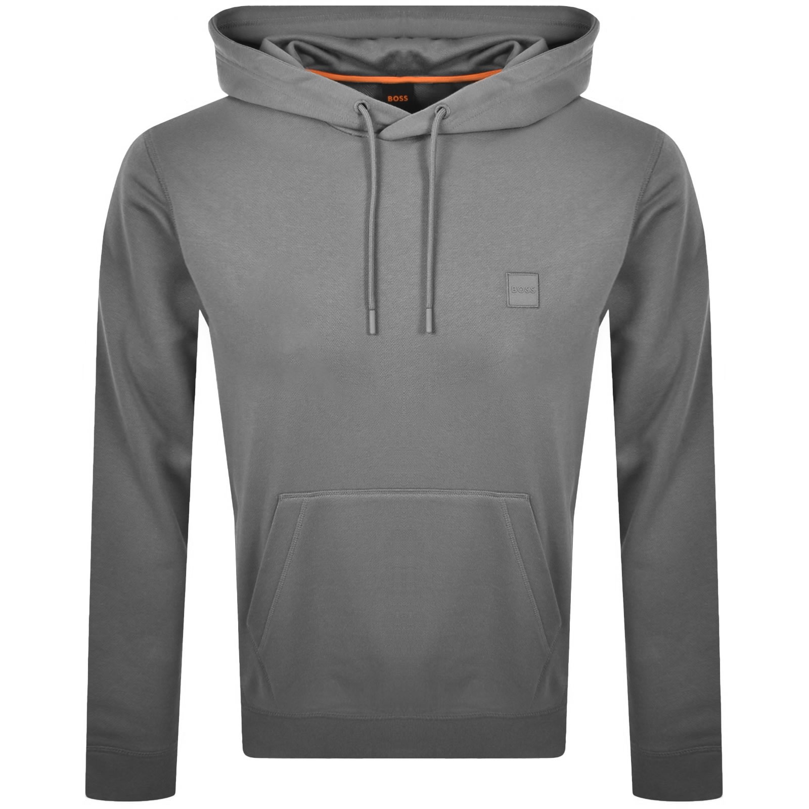 Boss Casual Boss Wetalk Pullover Hoodie Grey In Gray
