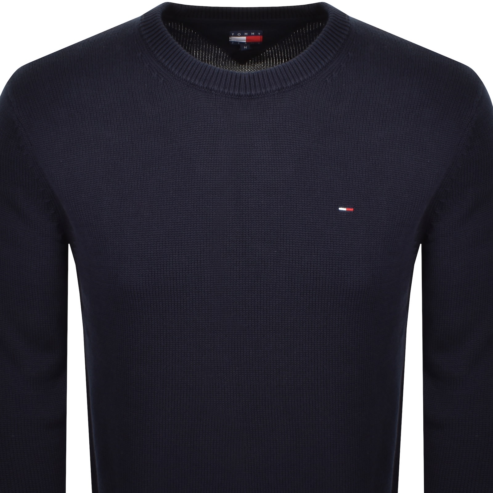 Tommy Jeans Flag Slim Sweatshirt Navy In Blue