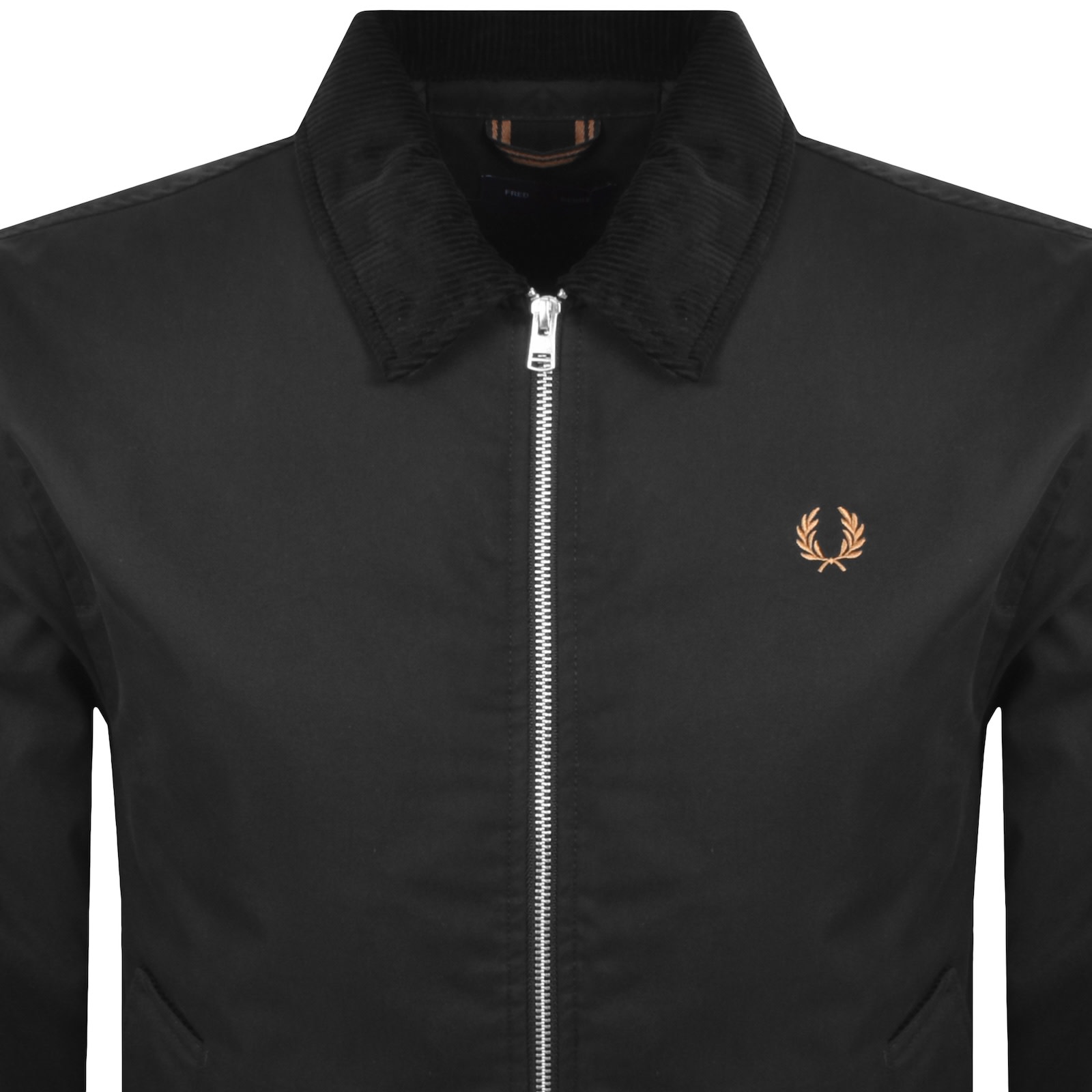 Fred Perry Caban Jacket Black In Black