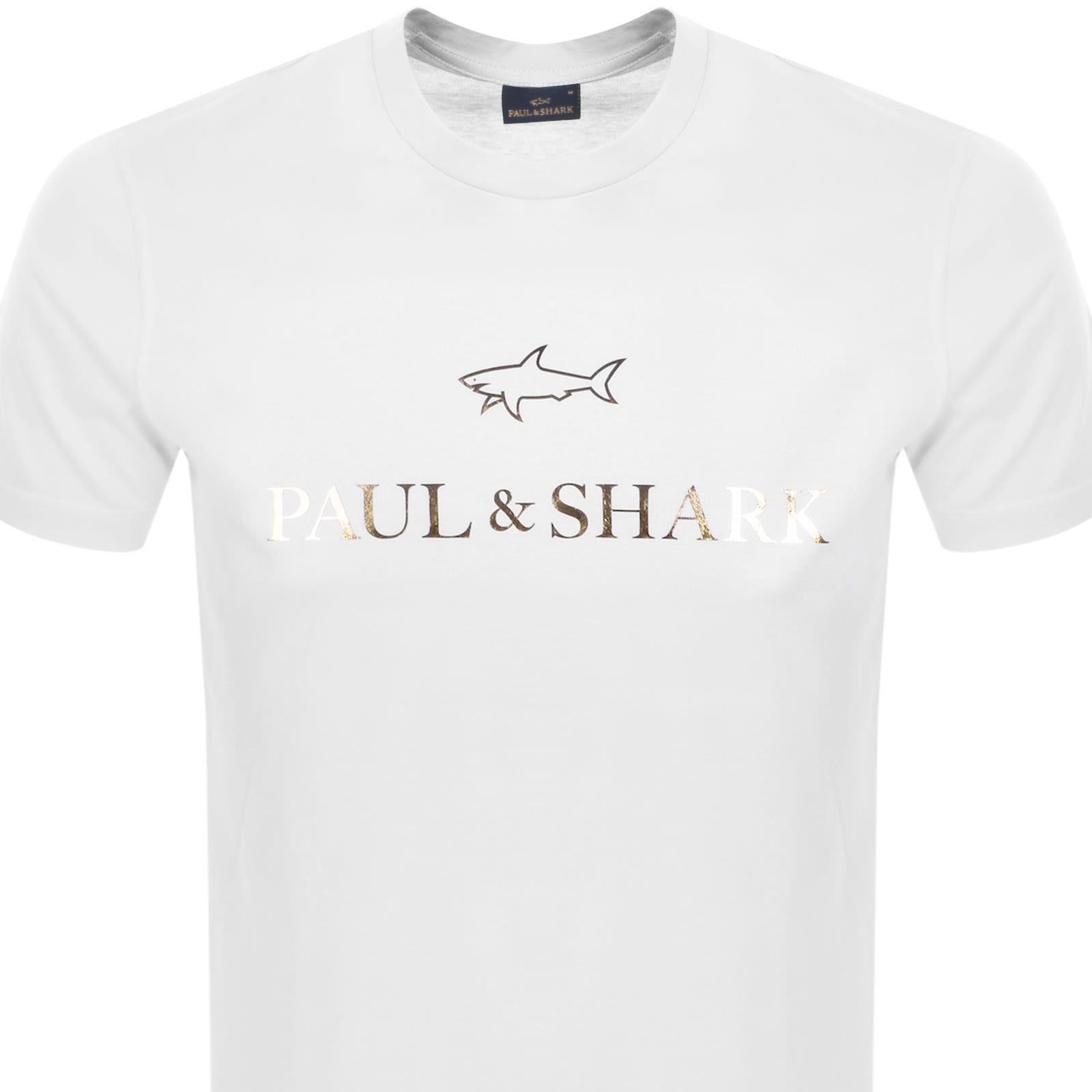 Paul & Shark Paul And Shark Printed Logo T Shirt White In White