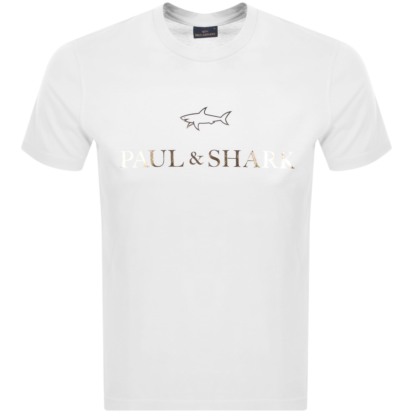 Paul & Shark Paul And Shark Printed Logo T Shirt White In White