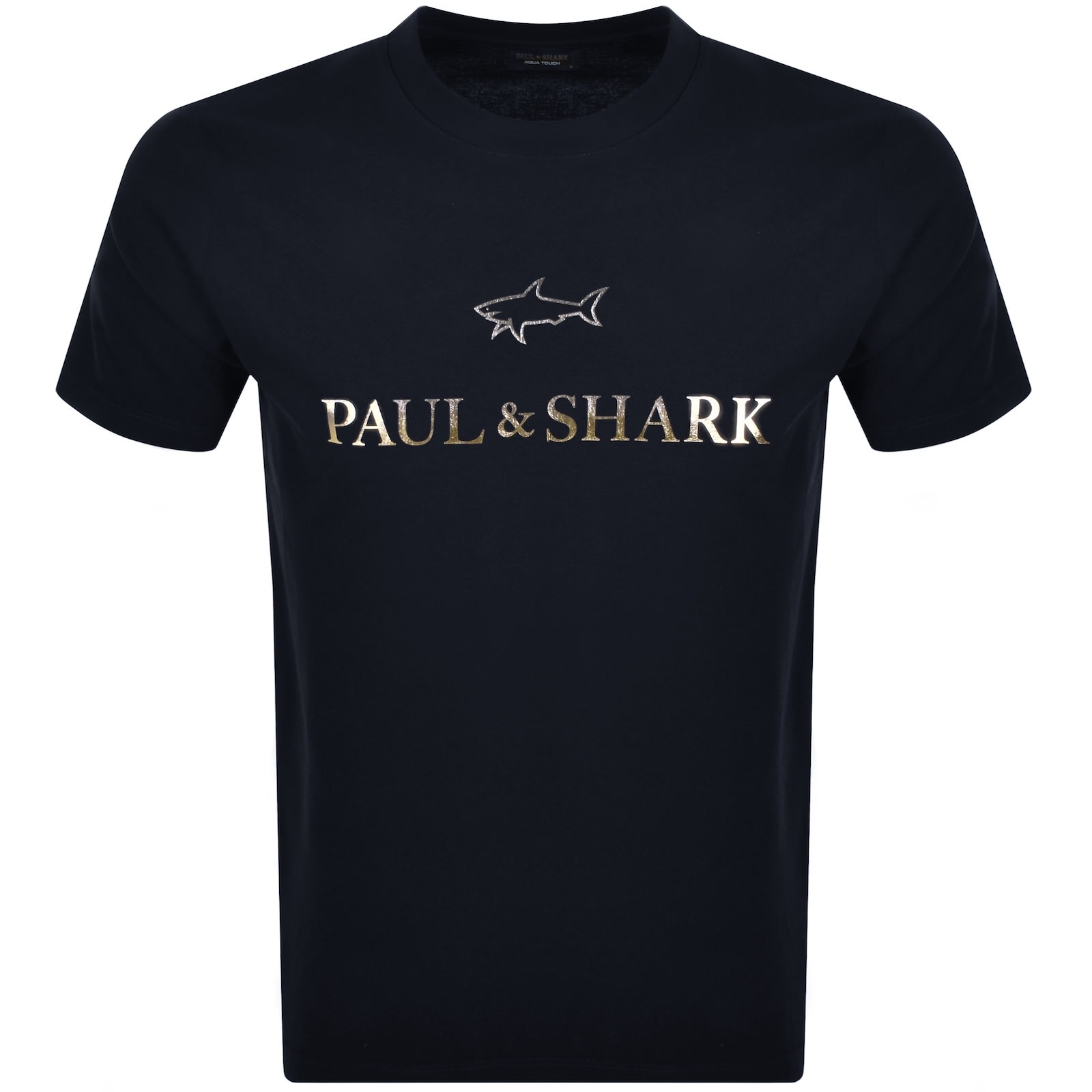 Paul & Shark Paul And Shark Printed Logo T Shirt Navy In Blue