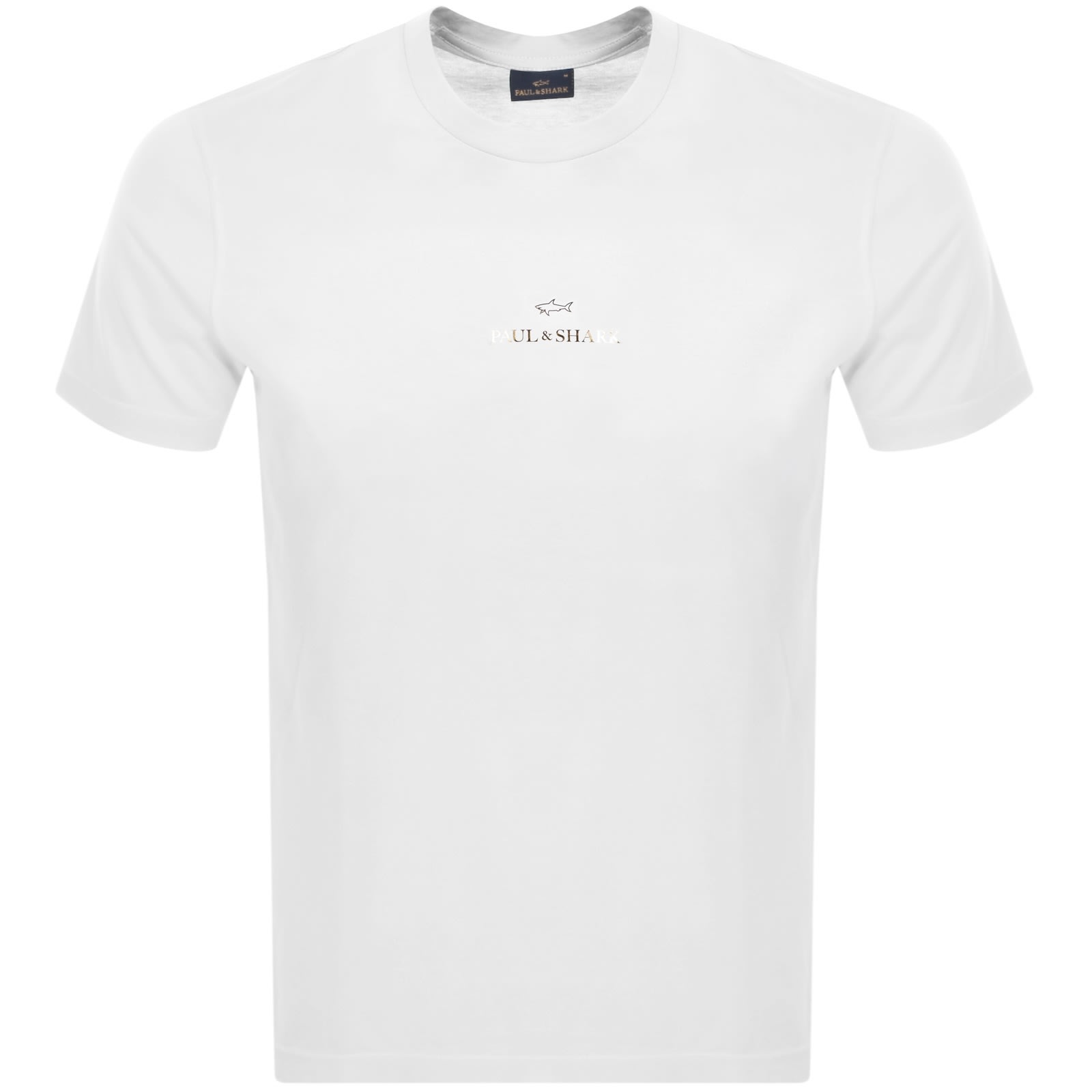Paul & Shark Paul And Shark Printed Logo T Shirt White In White