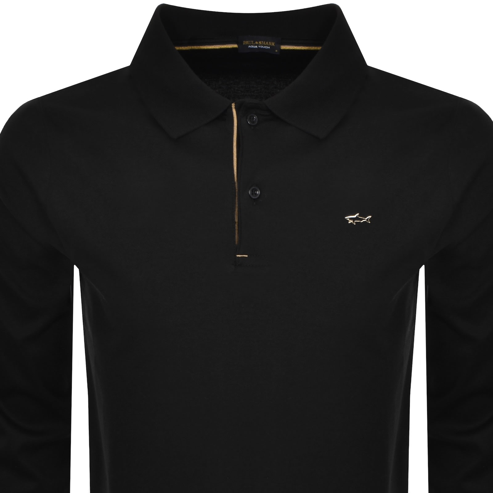 Paul & Shark Paul And Shark Interlock Polo T Shirt Black In Black