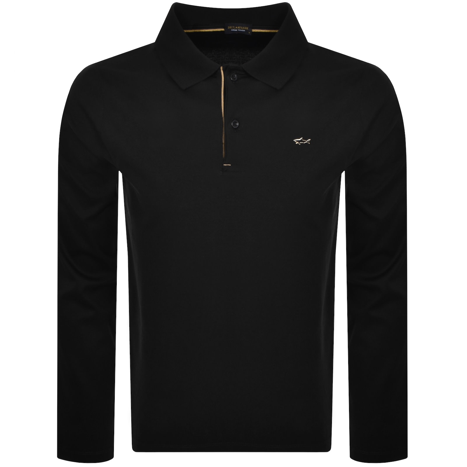 Paul & Shark Paul And Shark Interlock Polo T Shirt Black In Black