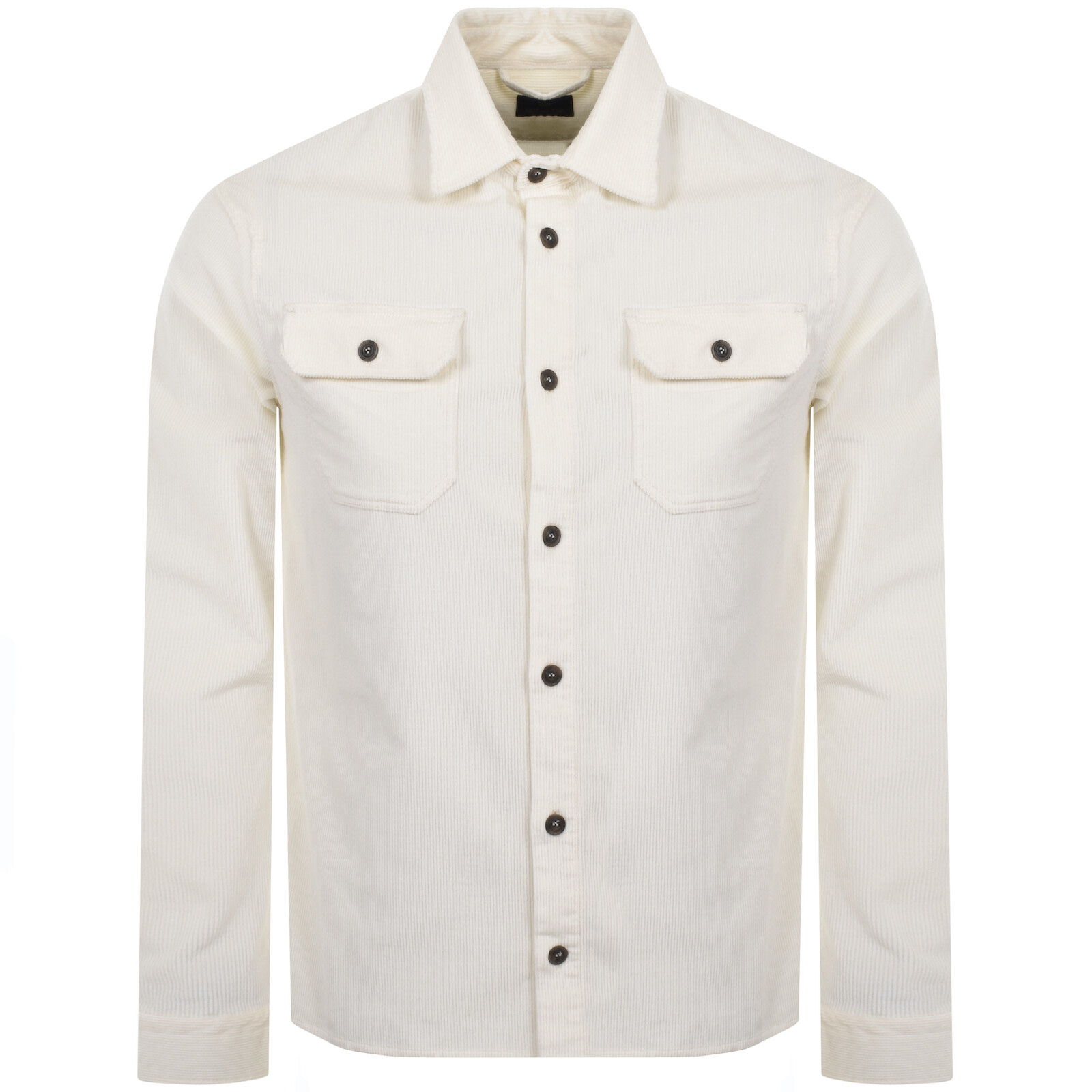 Paul & Shark Paul And Shark Corduroy Overshirt Cream In White
