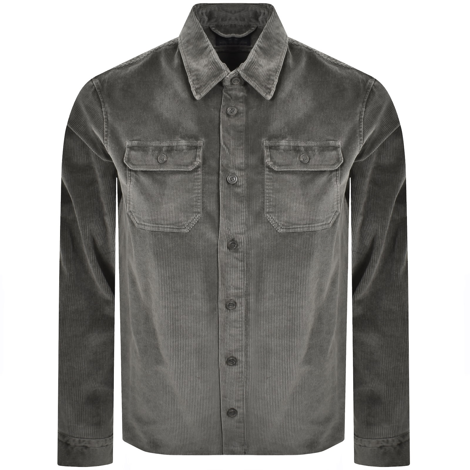 Paul & Shark Paul And Shark Corduroy Overshirt Grey In Gray