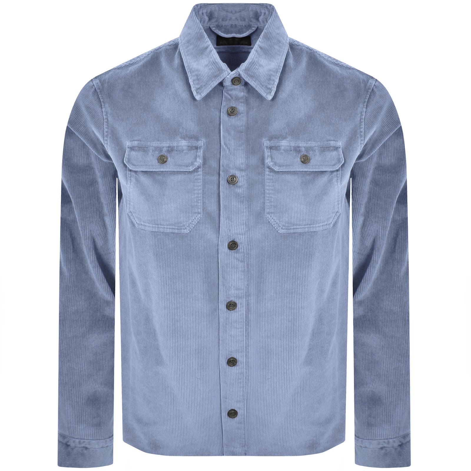 Paul & Shark Paul And Shark Corduroy Overshirt Blue In Blue