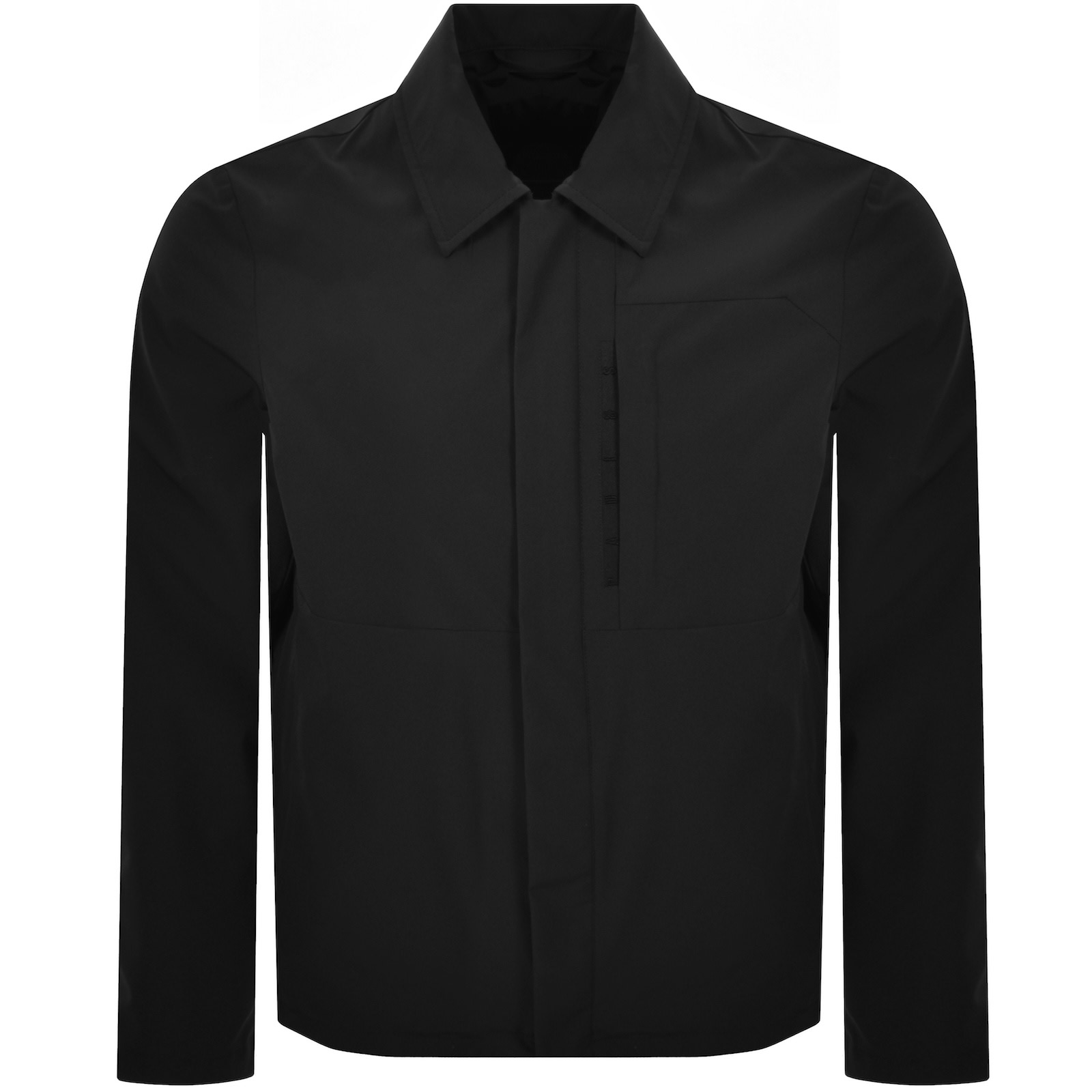 Paul & Shark Paul And Shark Typhoon Overshirt Black In Black