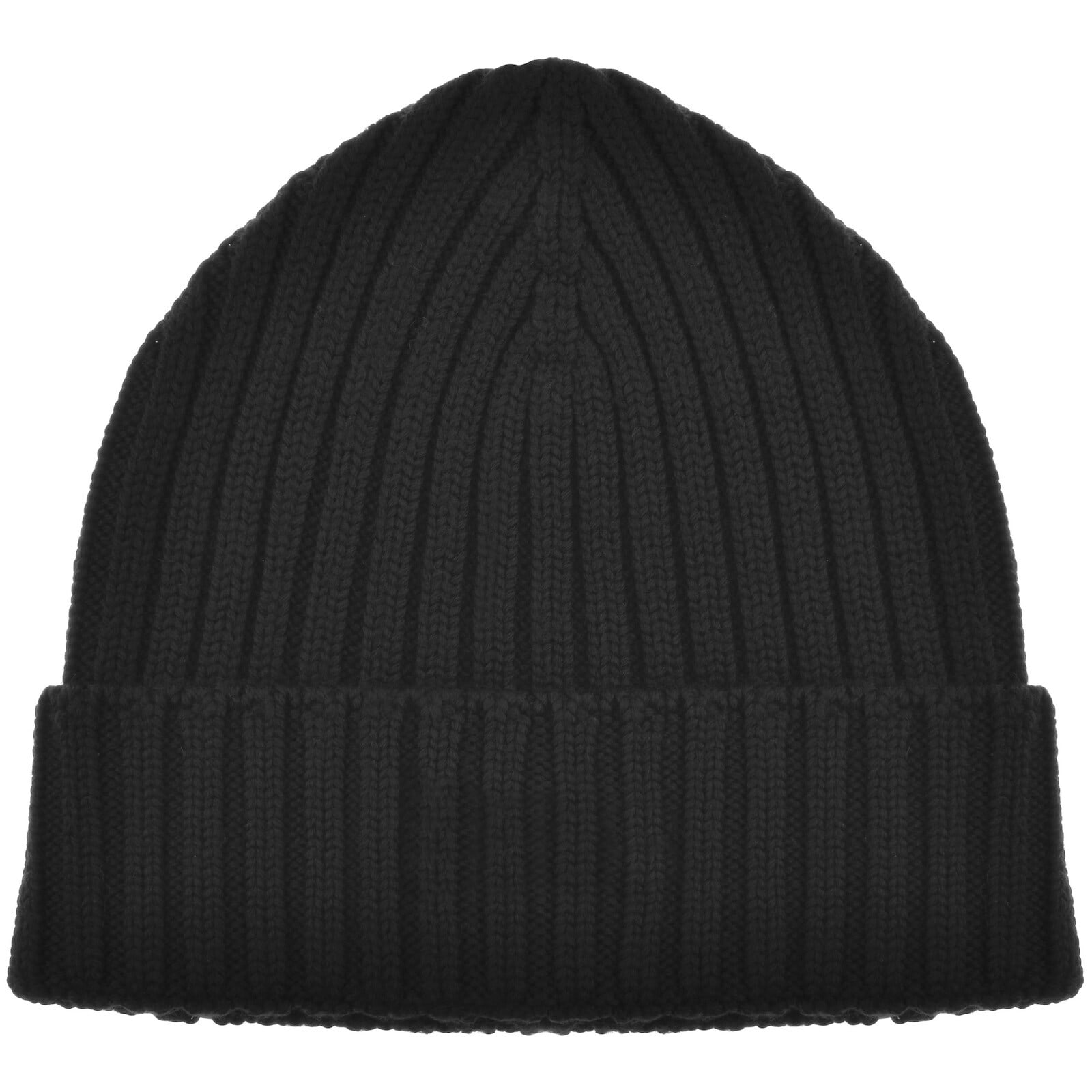Paul & Shark Paul And Shark Wool Beanie Hat Black In Black